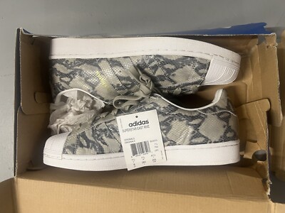 ADIDAS SUPERSTAR EAST RIVER RIVAL SNAKESKIN GREY GOLD WHITE B34375 sz 8 | eBay ADIDAS SUPERSTAR EAST RIVER RIVAL SNAKESKIN GREY GOLD WHITE B34375 sz 8 | eBay