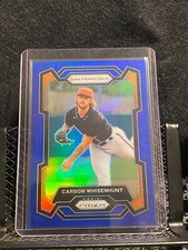Carson Whisenhunt 2024 Prizm Blue Prizm #105/199 - Giants