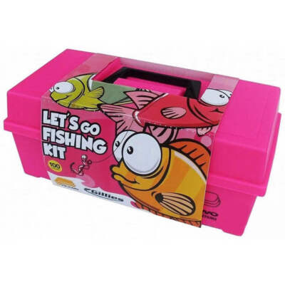 Plano ''Lets Go Fishing'' 100 Piece Kit Tackle Box