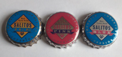 Salitos Ice Pink Blue Crown Cap/bottle cap/capsule/Chapa cerveza/tappi/ボトルキャッ