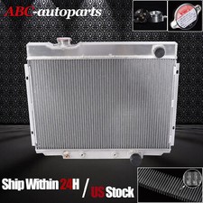 3rows Full Aluminum Radiator For Ford 1964-1966 1965 Galaxie Small Block V8 At