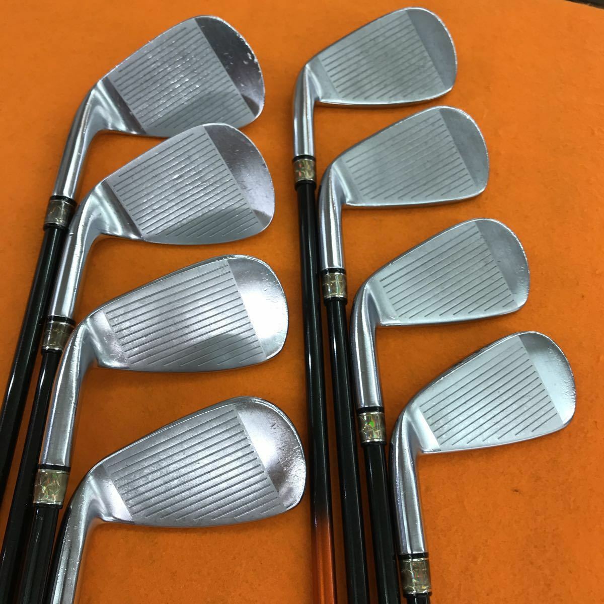 Golf iron set Roots Golf Aermet X Chrome Orange (R) 7pcs 5