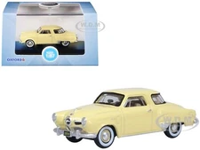 1950 STUDEBAKER CHAMPION STARLIGHT TULIP CREAM 1/87 (HO) BY OXFORD 87SC50001