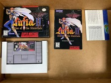 Lufia II: Rise of the Sinistrals Super Nintendo SNES Complete Box CIB Near Mint