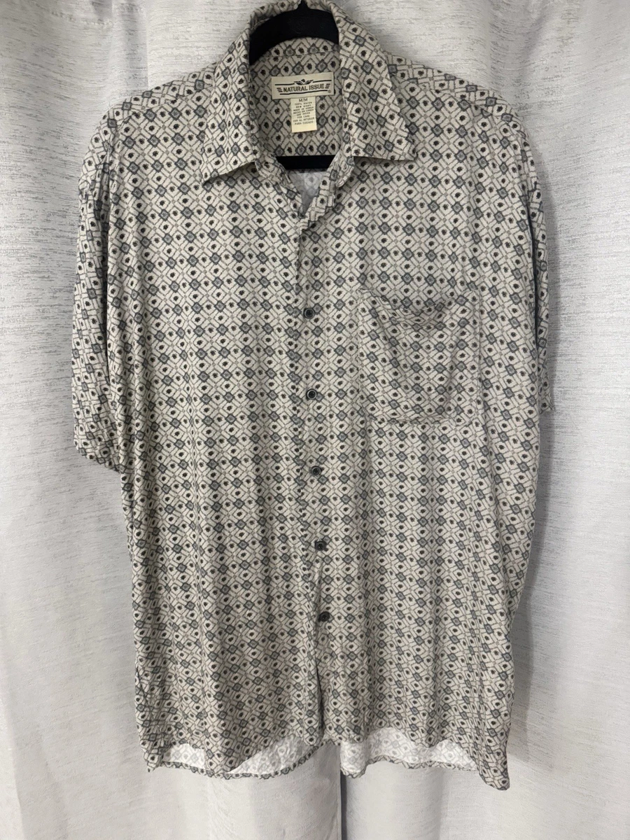 トップス NATURAL ISSUE Short Sleeve Shirt Natural Issue Short Sleeve Regular Fit Casual Button-Down Shirts