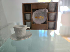Scheffler 6er Espressotassen-Set mit Untertas...