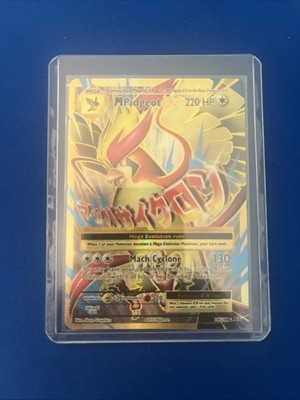 Holo Pokémon TCG M Pidgeot EX Full Art Ultra Rare Card 105/108