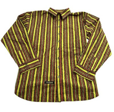 Spencer Badu Printed Shirt in Yellow
