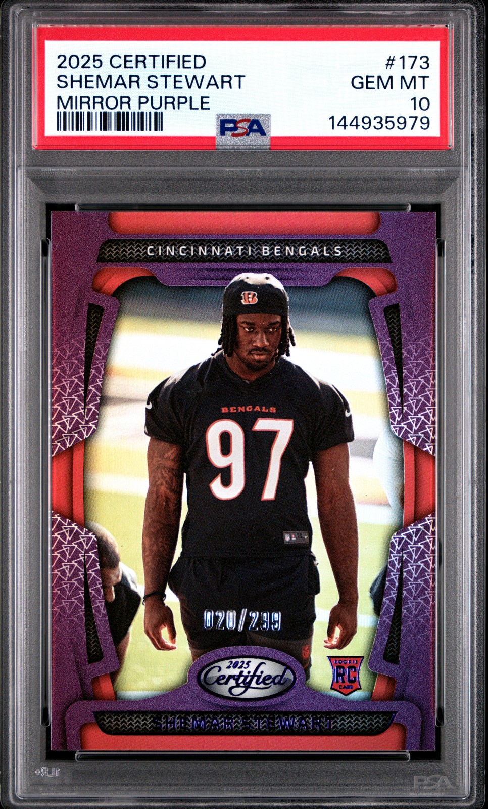 Shemar Stewart Panini Certified #173 Mirror Purple