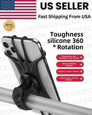 Multifunctional Rotating Silicone Bike Phone Mount - Hands-Free