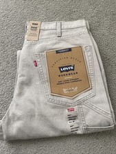 Levi's 568 Loose Carpenter Double Knee Pants Gray Men's True Sz. 34Wx30L See Des