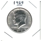 1969 SILVER KENNEDY HALF DOLLAR 40% SILVER