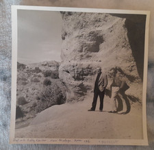 Original 1961 photograph of John Mills with Robert Krasker Malaga Spain