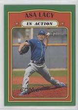 2021 Heritage Minor League Edition In Action Green Border 74/75 Asa Lacy ru2