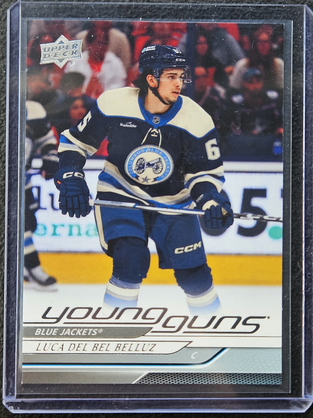 2024-25 Upper Deck #214 Luca Del Bel Belluz Young Guns RC