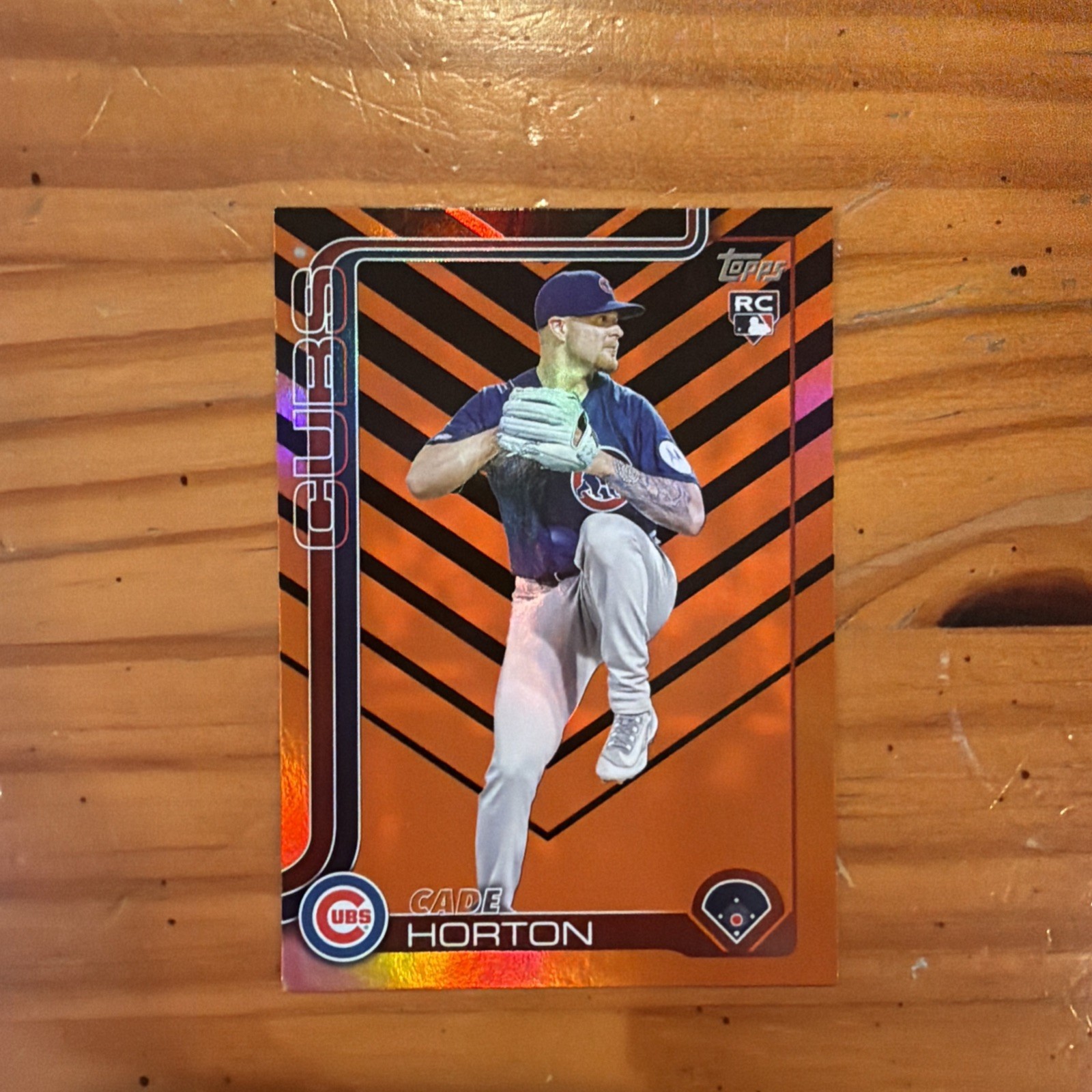 2025 Topps Update Series - Cade Horton (RC) #US140 - Holiday Foil Chicago Cubs