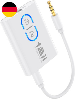 1Mii Bluetooth 5.3 Adapter Für TV, 2-In-1-Bluetooth Sender Empfänger, Aptx-Adapt