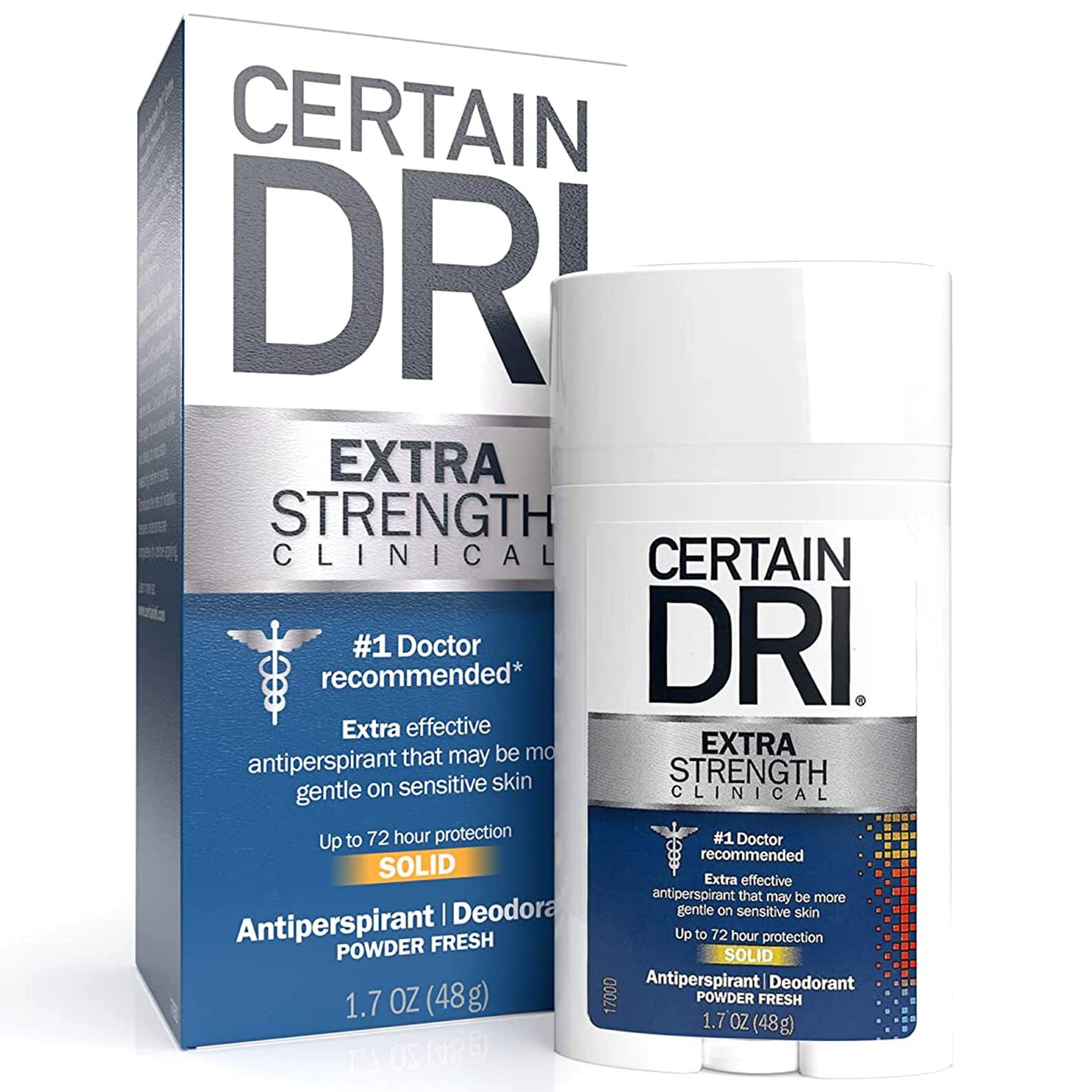 7/27 Certain Dri Antiperspirant Solid for Excessive Perspiration-1.7 oz