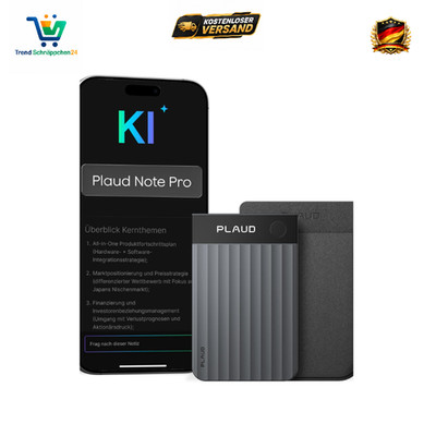 Plaud Note Pro KI Diktiergerät mit Schreibfunktion und Multimodale Eingabe