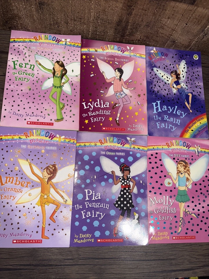 35 Rainbow Magic Fairy Books Lot Daisy Meadows Scholastic Set Girls Fantasy - Image 2 of 4