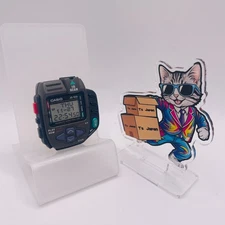 CASIO JG-100 Cyber Cross Remote JP Digital Game Watch Wristwatch Vintage Used