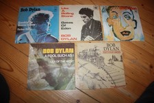 BOB DYLAN - 5 VERSCHIEDENE SINGLES MIT BILDH�...