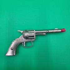 Vintage 1950's/60's Hubley PAL 6" Toy Cap Gun Revolver WORKS