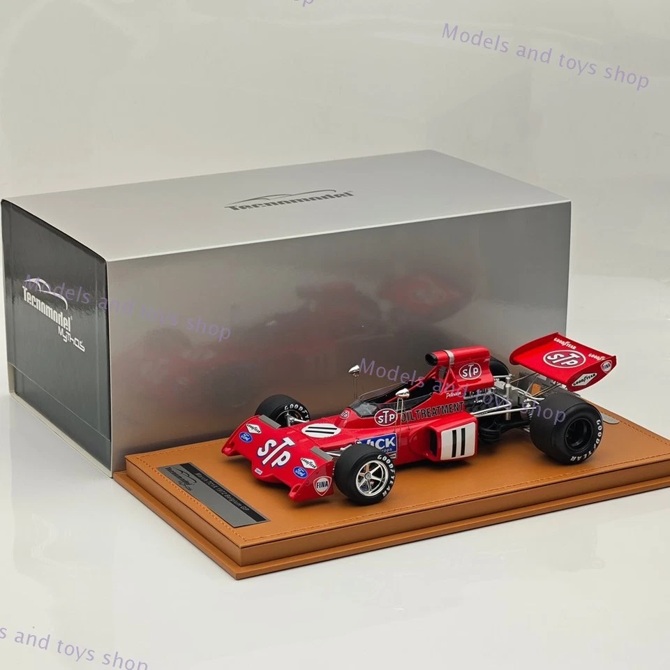 Tecnomodel 1/18 March 721X 1972 Belgium GP Driver Ronnie Peterson #11 TM18-288A - Image 2 of 4