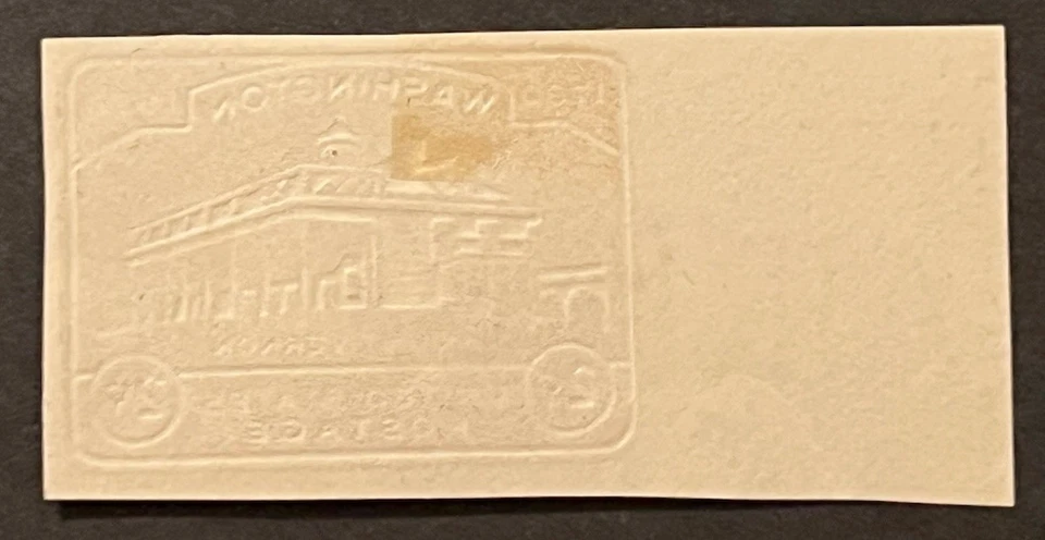 Travelstamps: US Cut Square Air Mail Stamps Scott #UC9 Mint MH - Image 4 of 4