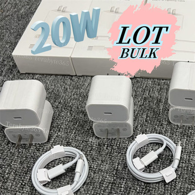20W USB C Fast Wall Charger PD Power Adapter Lot For iPhone 14/13/12/11/Pro/XR/8