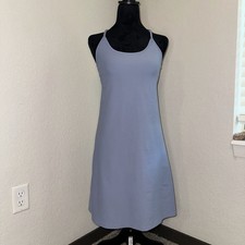 Old Navy Active PowerSoft Racerback Tank Dress Women's Small Light Blue Casual