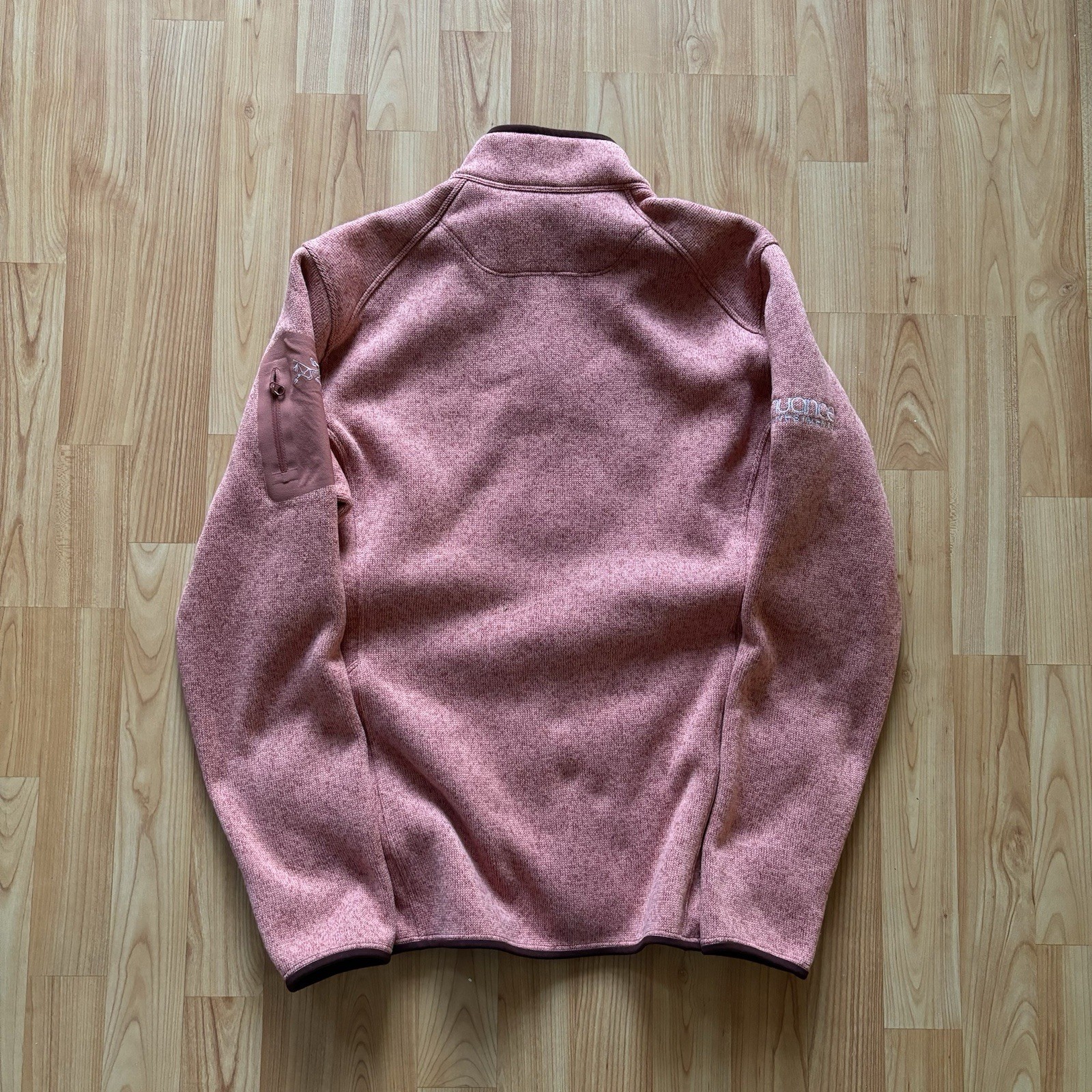 ARC'TERYX Cardigan Essential Arc’teryx Heather Peach Covert full zip pile taglia donna L
