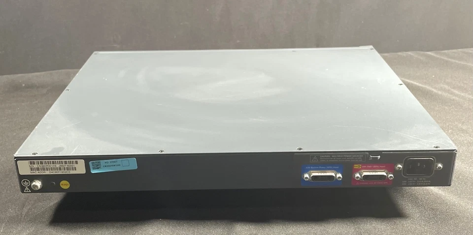 HP J9627A E2620-48 48 Port 10/100 PoE+ Ethernet Switch - Same Day Shipping - Image 3 of 4