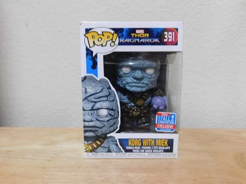 New Funko Pop Marvel Thor Ragnarok 2018 Fall Convention #391 Korg with Miek