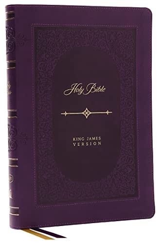 KJV Holy Bible Giant Print Thinline Bible Purple  by Thomas Nelson LEATHER-BOUND - Image 6