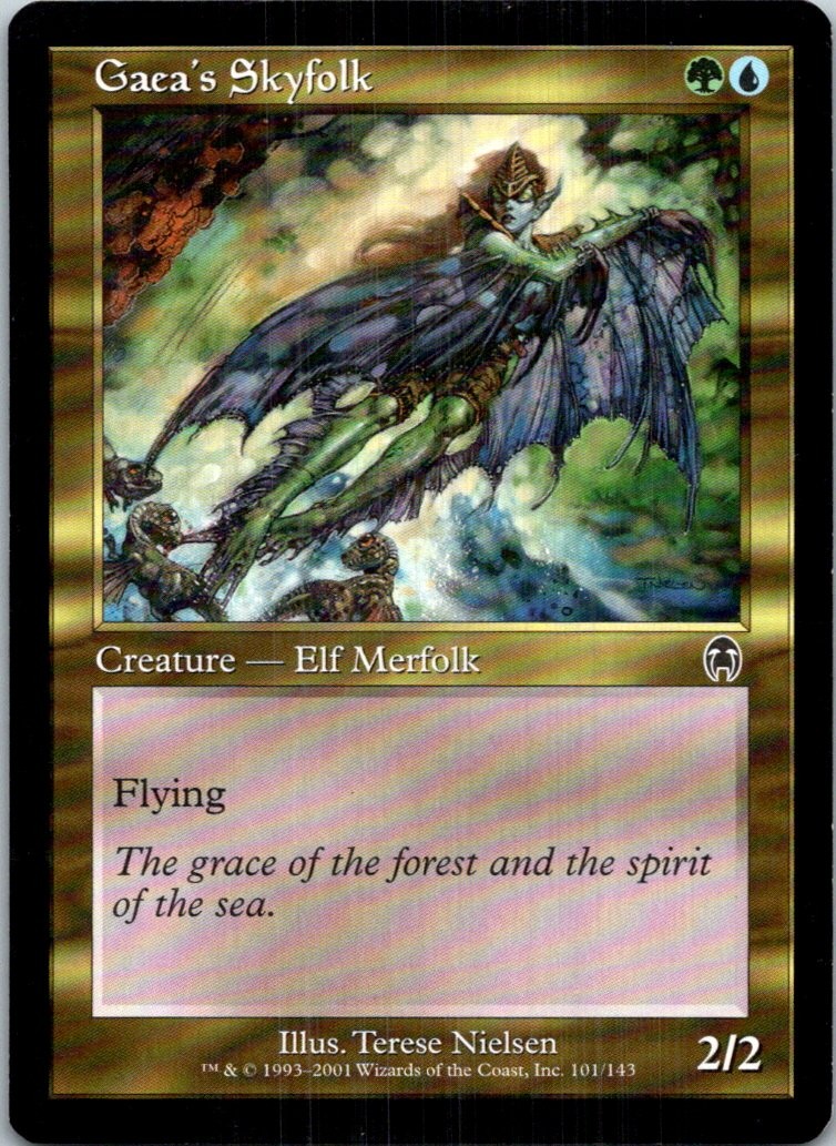 Gaea's Skyfolk 101 C Apocalypse LP MTG