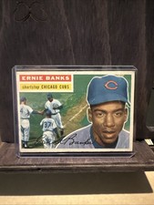 1956 Topps - Ernie Banks #15 Gray Back