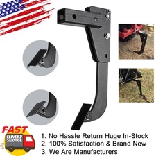 Racewill Hitch Lawn Mounted Ripper for ATV/UTV Tractor W/ 2 inch Receivers Black