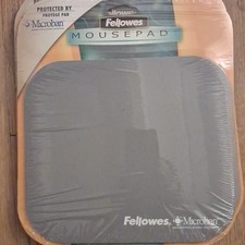 Fellowes Gray Mouse Pad Antimicrobial Protection Non-Slip Optical Mouse Friendly