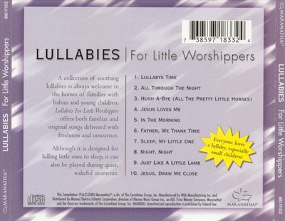 VARIOUS ARTISTS - LULLABIES FOR LITTLE WORSHIPPERS NEW CD