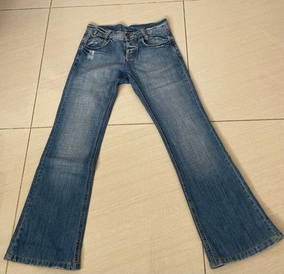 VTG Lee Cooper RDOS Premium Bootcut Jeans Size 27 Medium Wash Y2K Flare Low Rise
