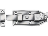 Vormann 000106120Z TüRschlossriegel LäNge 120 Mm Breite 56 Mm Stahl Blau Verzin