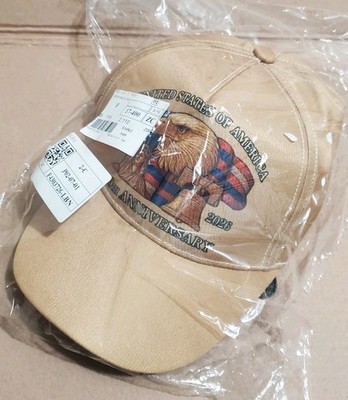 READ[]  USA 250th Anniversary Cap American Tan Adjustable Trucker Hat Cap