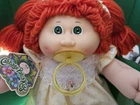 Vintage Cabbage Patch Kids Doll Blonde Paci