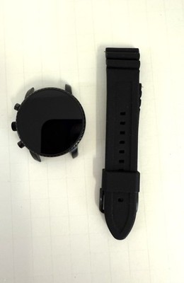 Fossil Gen 4  Q Explorist Black Silicone Band  Smartwatch FTW4018