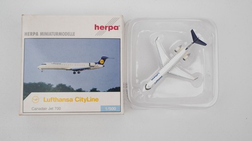 Herpa 510394 Lufthansa CityLine Canadair Jet 700, 1:500 | Condition: Gebraucht