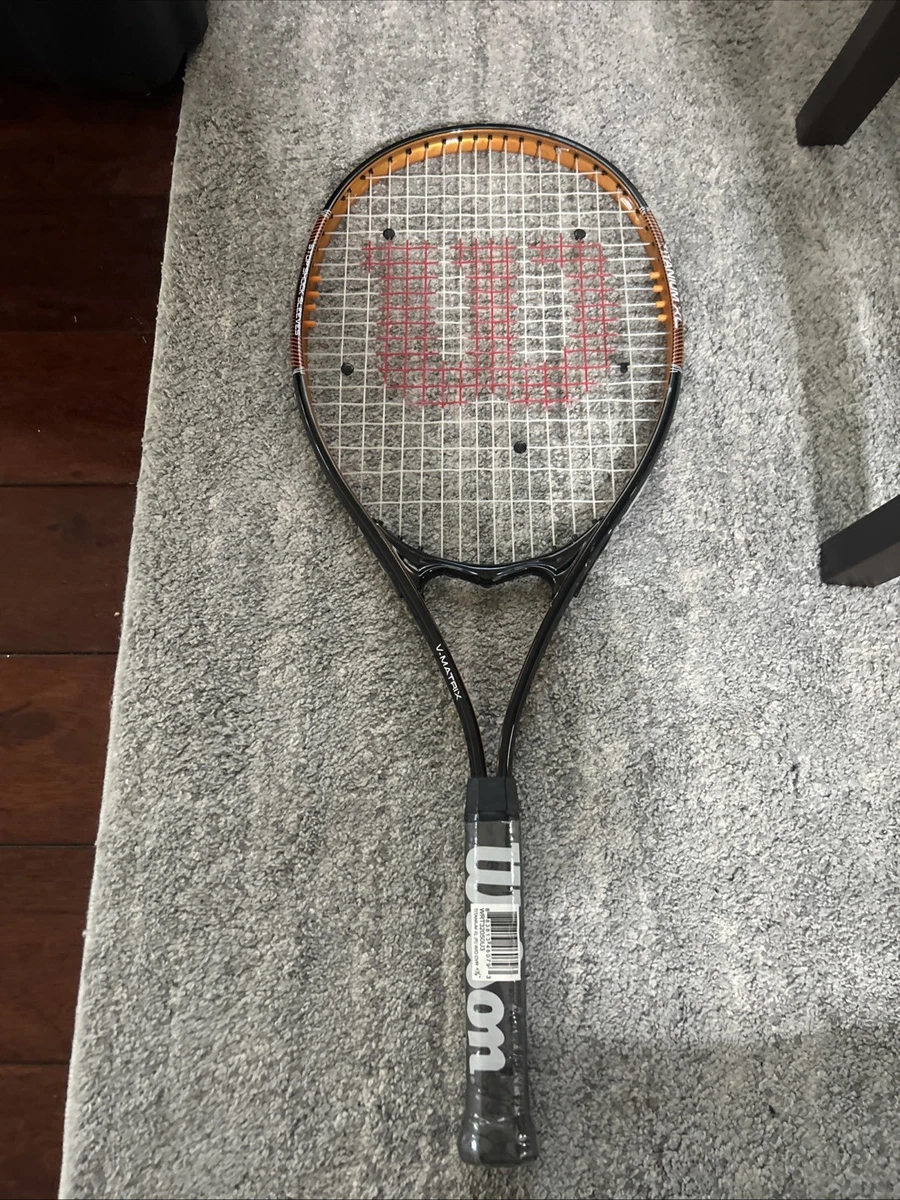 Raquette De Tennis Wilson Titanium 25 Tour 3 7/8 - Rouge/noir, état D'usage