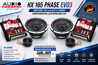 Audio System HX 165 PHASE EVO 3 2-Way Speaker System 16.5cm HX SERIES