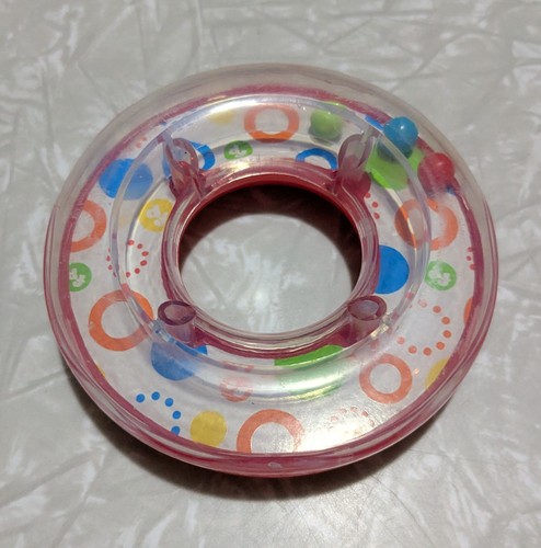 Fisher Price Rock a Stack Replacement Top Ring Red Dots Rattle