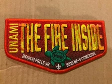 Unami Lodge 1 2018 Section NE-5 Conclave Resica Falls OA Flap